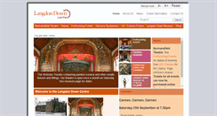 Desktop Screenshot of langdondowncentre.org.uk